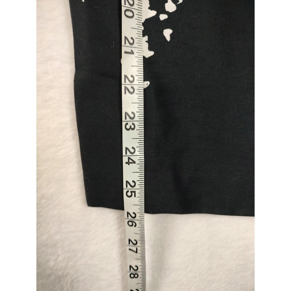 Tribal Womens Black White Abstract Splatter Sheath Dress Sleeveless Size 10 NWT - Picture 7 of 10